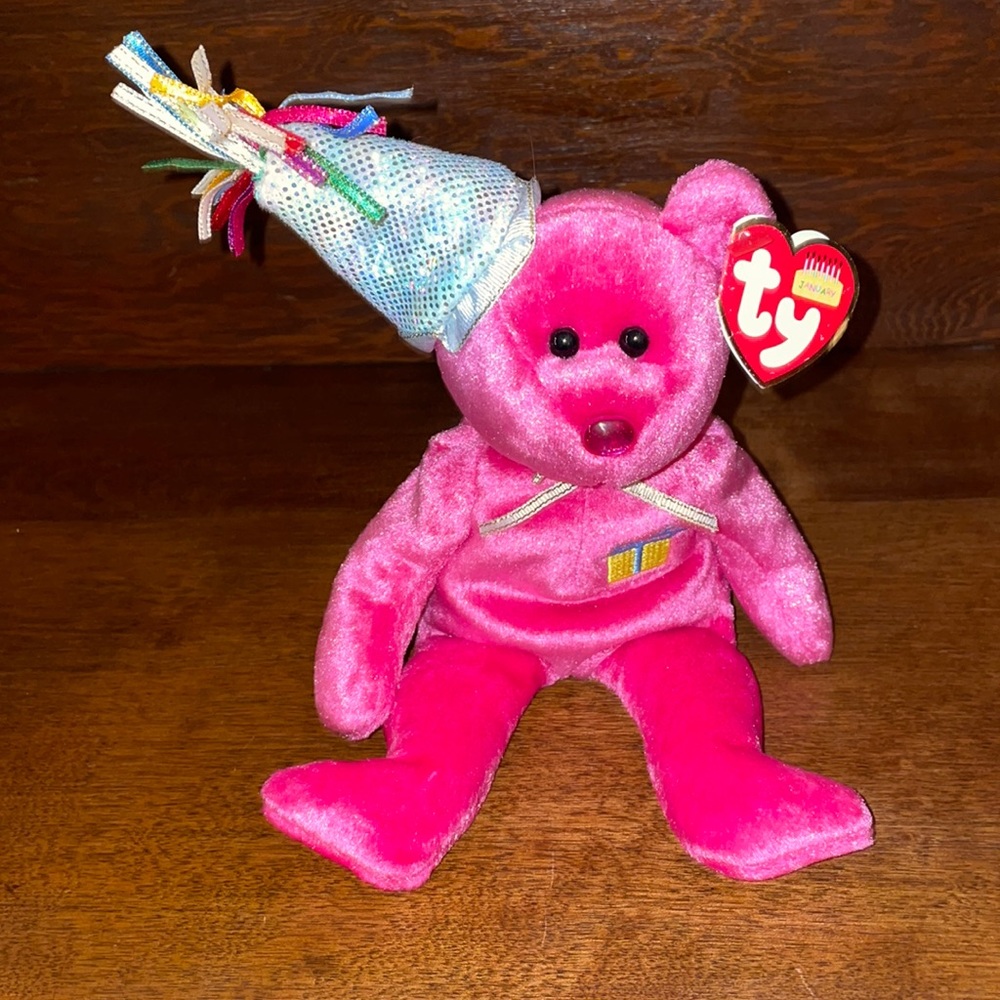 Ty Beanie Babies Collection January Birthday Bear